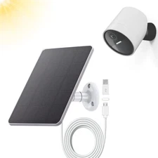 Solar Panel Compatible With Simplisafe Outdoor Camera Wireles 4w 5v Solar Panel 