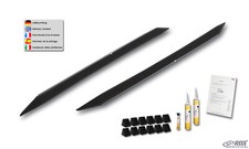 RDX Seitenschweller für RENAULT Twingo 2 2007-20schwarz glänzend eintragungsfrei