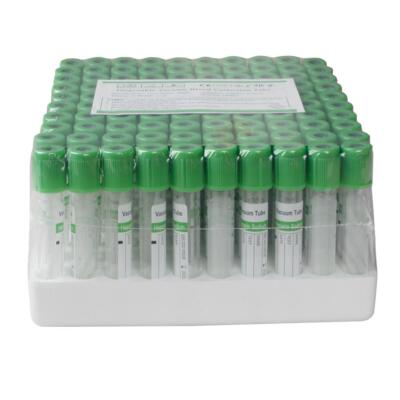 100 Stück für sichere und einfache Blutentnahme, 3 ml Glas-Vakuumröhrchen,