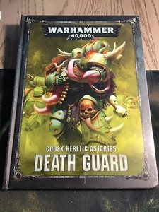 Warhammer 40k Codex Heretic Astartes Death Guard Hardback New
