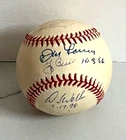 Yankees Perfect Game Pitchers & Catchers Signed Baseball #152/2000 - PSA LOA