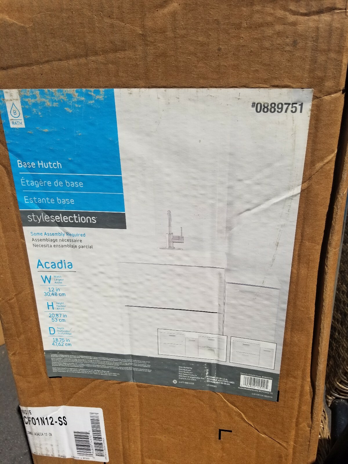 Style Selections Morriston Barn Door Farmhouse 30 In Undermount Bathroom Vanity For Sale Online Ebay