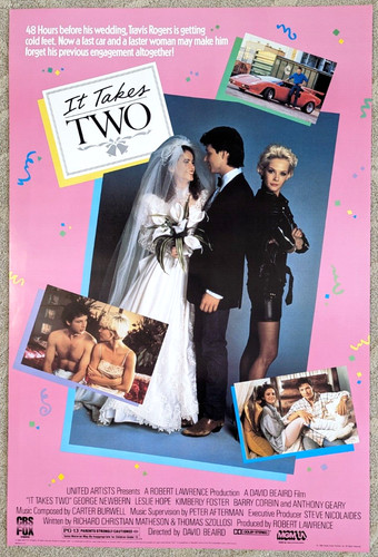It Takes Two 1988 Home Video Movie Poster 26X38 Rolled 1 Sheet