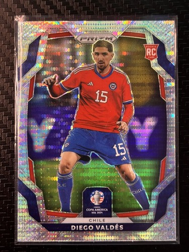 Diego Valdes 2024 Panini Prizm Copa America Base Pulsar #39 RC Chile