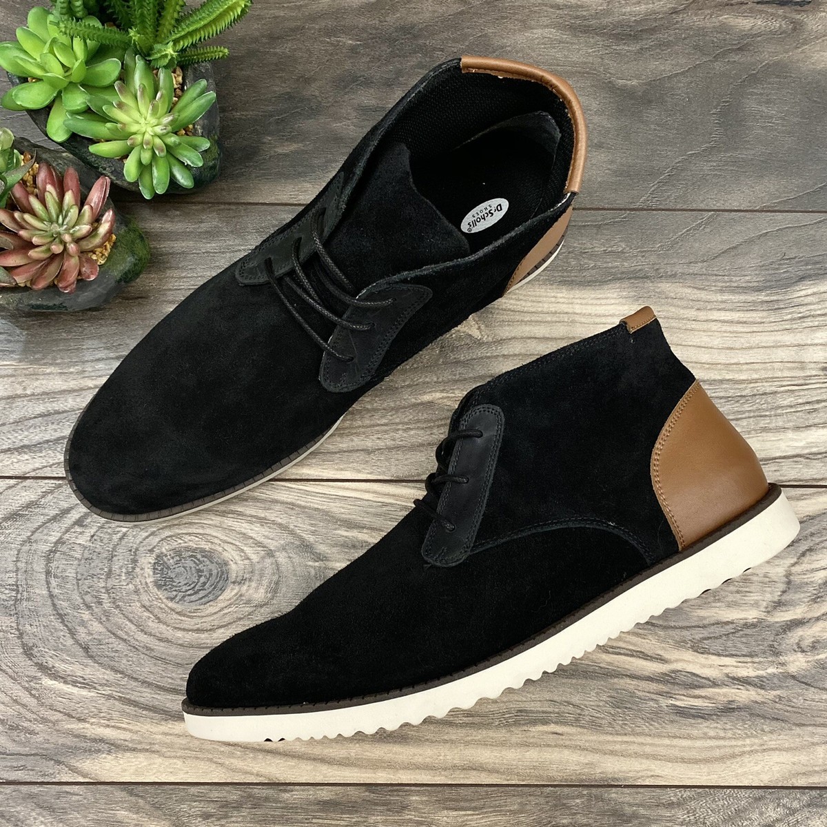 NEW Dr Scholls Scrambler Suede Ankle Chukka Boot NEW Dr Scholls Scrambler Suede Ankle Chukka Boot Black Mens  main image 2