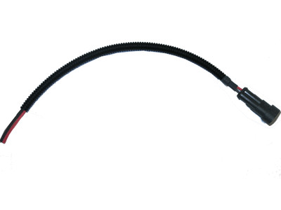 AMP Tyco Superseal 2 pol Stift 1,5mm² 300mm Kabel FLRy  Wellschlauch  105° 
