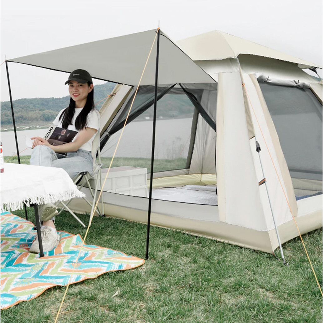 Outdoor Camping Hiking Tent Automatic Quick Open Waterproof Sun Shield  Shelter