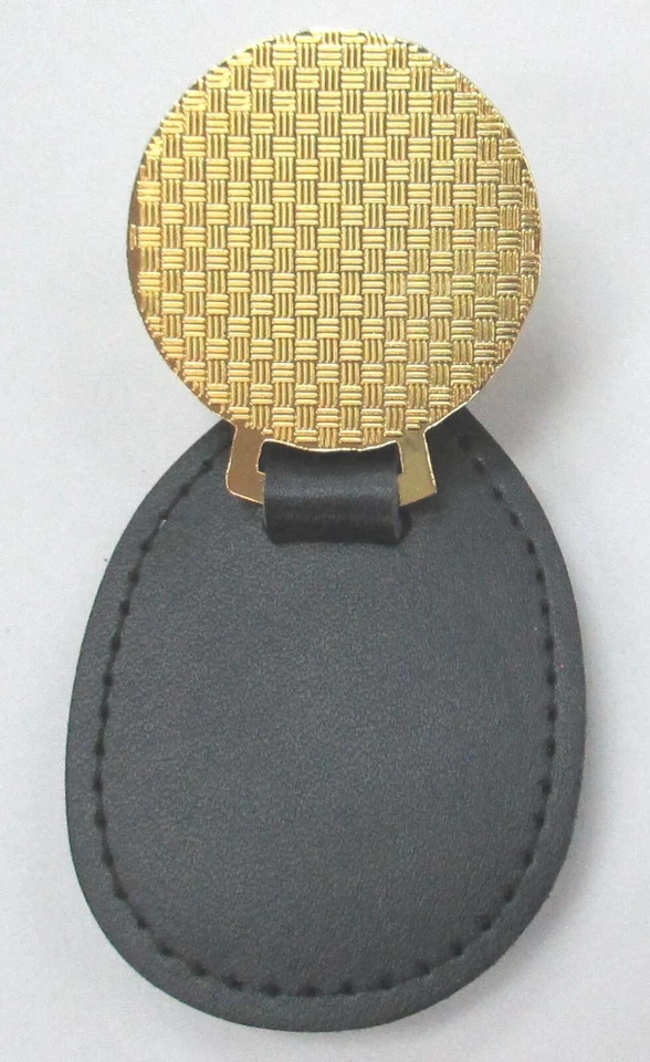 Llavero blanco Ford Explorer #5197 clásico real cuero negro tono dorado Foto 3 de 4