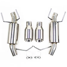 Stainless Steel AXLE-BACK exhaust kit for MUSTAN 3.7L 11-14 dual exit S197