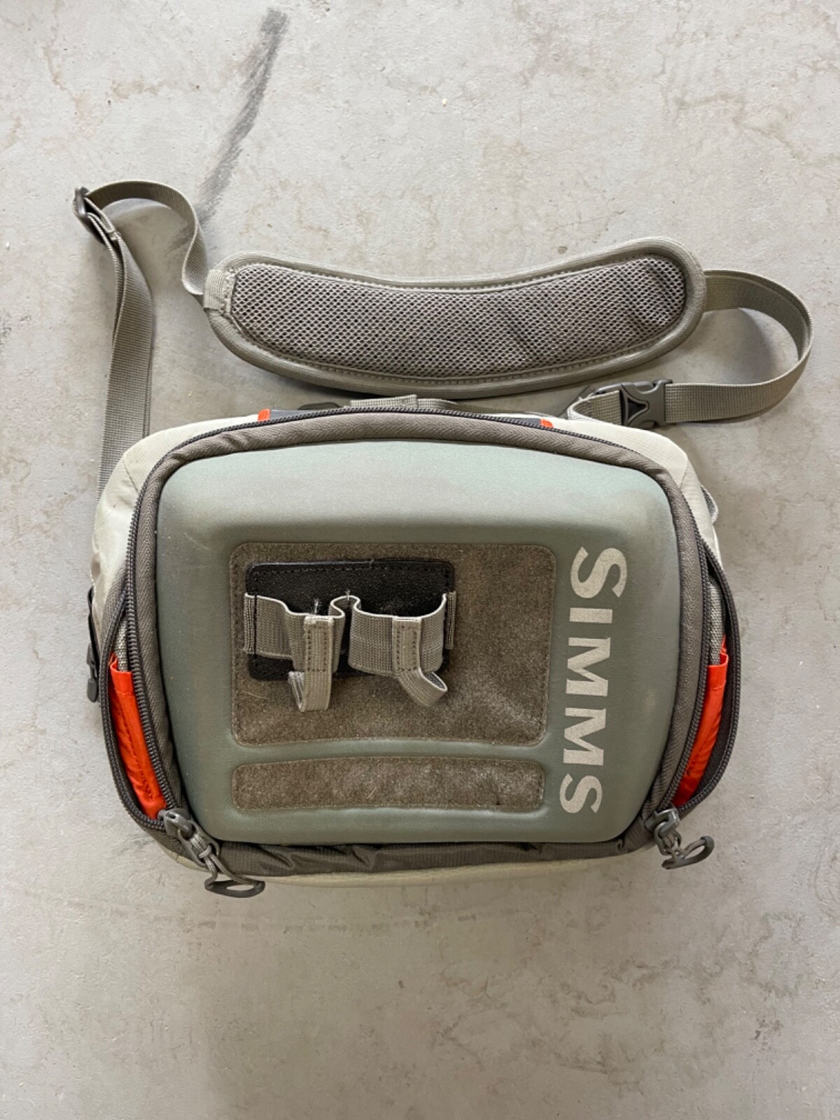 Simms Fly Fishing multi Pocket Padded Waist Belt Pack eBay