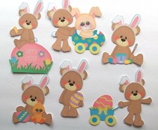 3D UPick Easter Chicks Bears Bunnies Scrapbook Card Making Embellishment