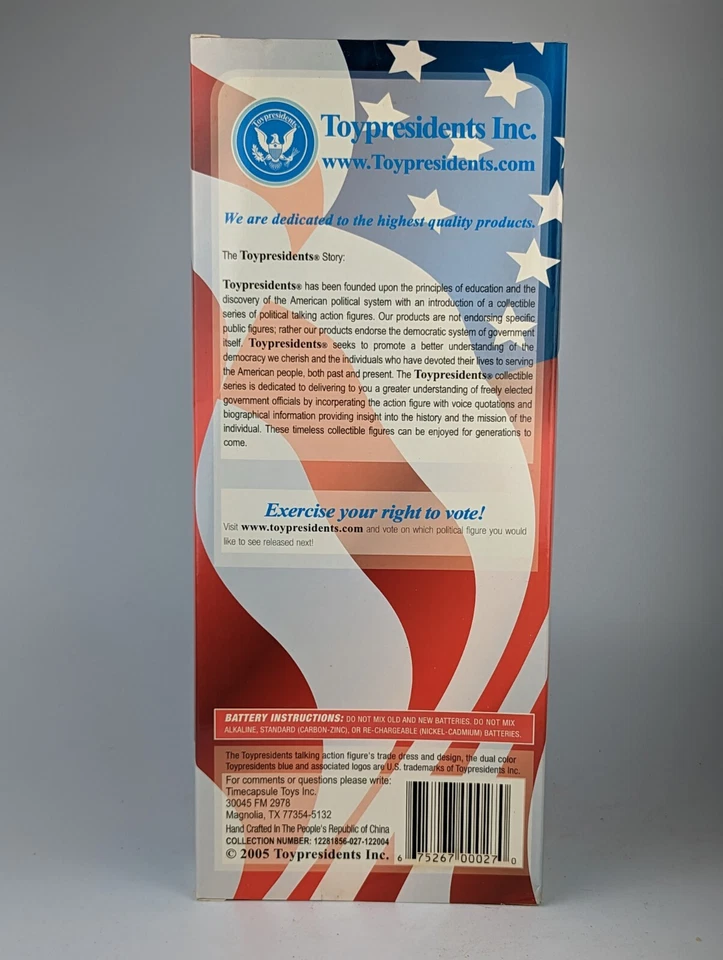 Figura RARA Presidente Woodrow Wilson Edición Limitada NUEVA EN CAJA  Foto 3 de 4