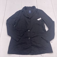 Gap Soft Suit Blazer Black Women s Size Medium Tall Defects