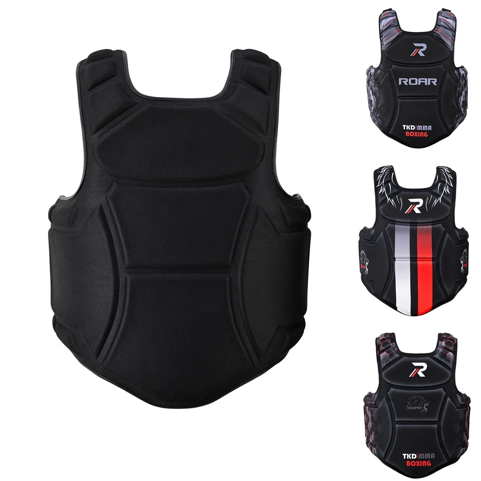 KOYES Boxing Chest Guard MMA Kickboxing Body Protector Pad Martial Arts Training - Image 4 of 4