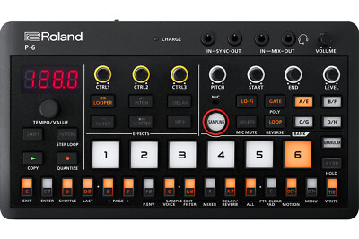 Roland P-6 Compact Creative Sampler | Granular Sampler | 64 Step Sequencer