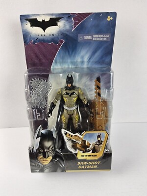 Batman The Dark Knight Saw-Shot Batman Action Figure Mattel 2007 DC Movie NEW