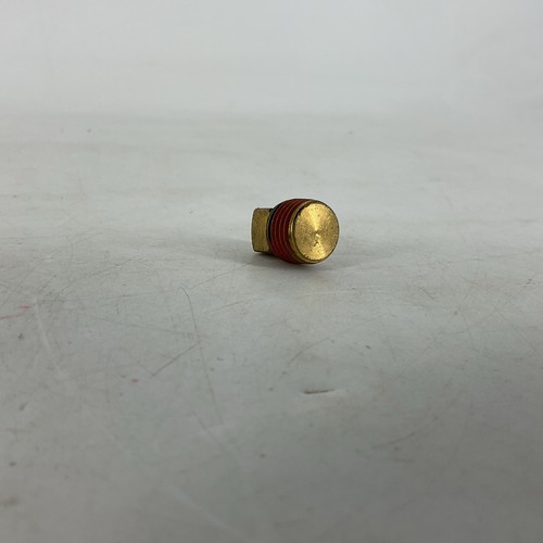 8 PACK 1/4" Brass Threaded Square Solid Plug NWOB - Picture 3 of 6