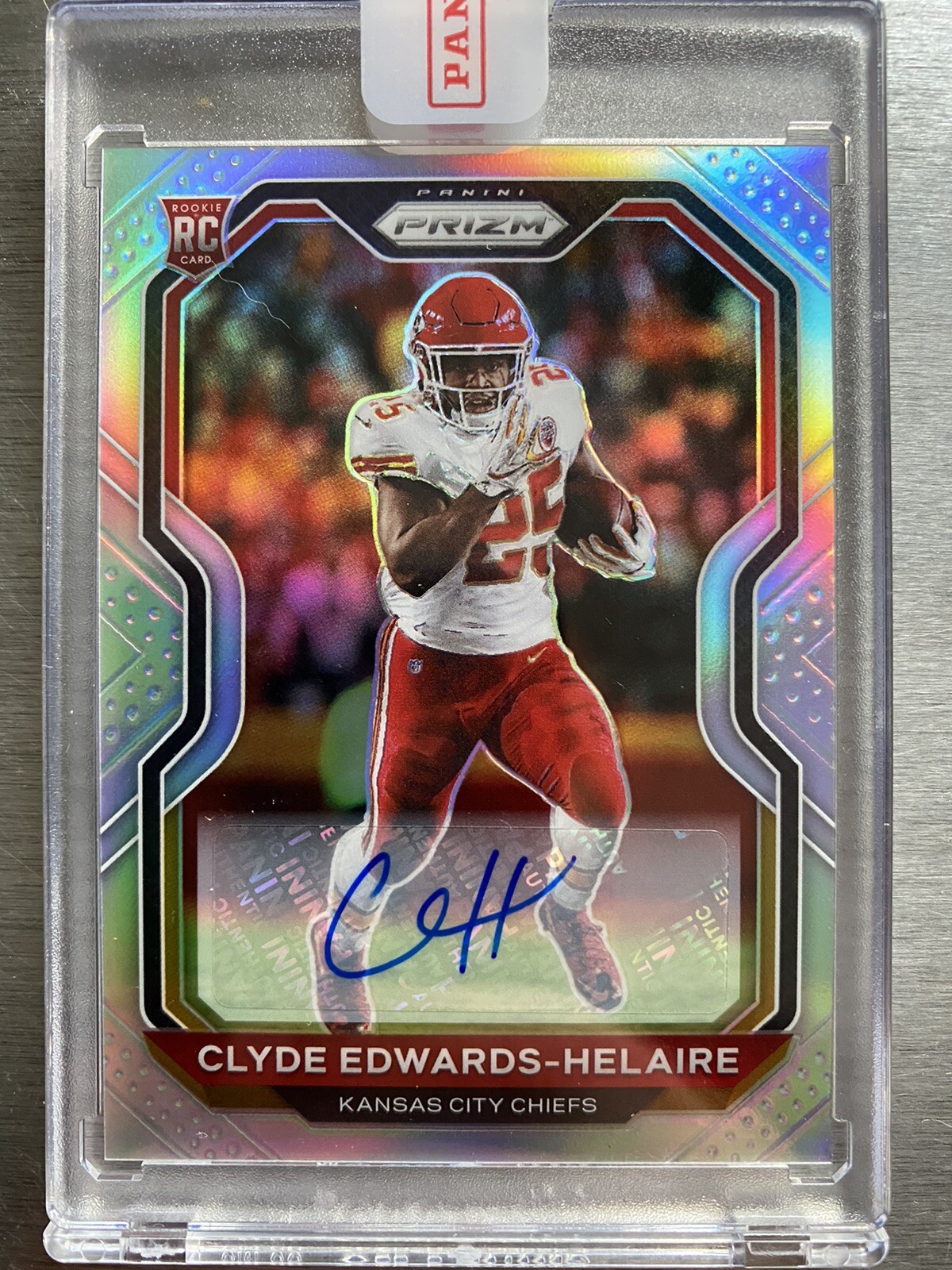 Clyde Edwards Helaire 2020 Prizm Silver Auto #328 Chiefs Rookie🔥INVEST🔥📈