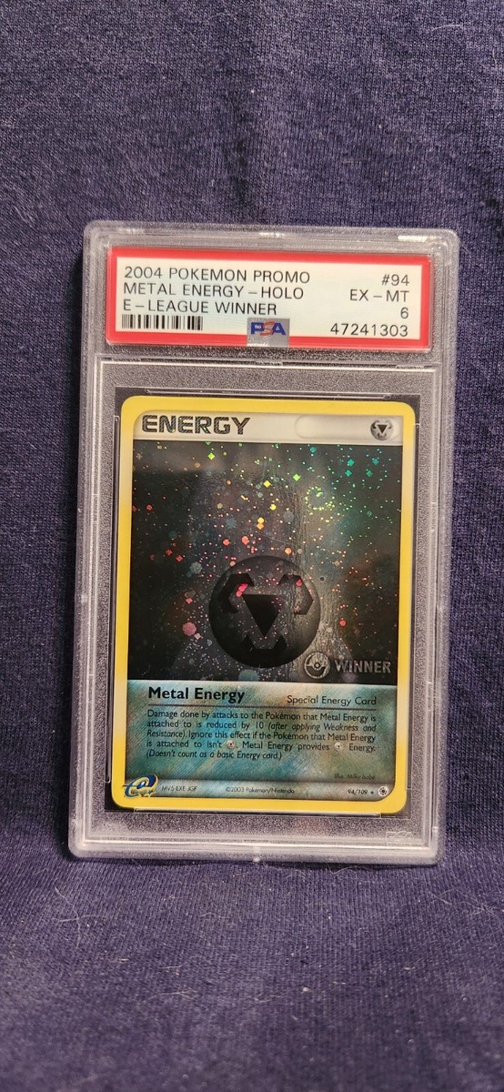 Pokemon PSA 6 E-League Winner Promo Holo Metal Energy 94/109 Pokemon PSA 6 E-League Winner Promo Holo Metal Energy 94/109