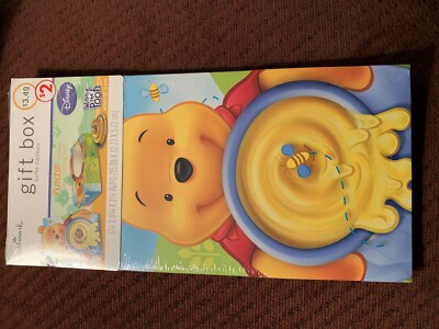 NWT Hallmark Winnie The Pooh Gift Box 6 1/4 X 8 3/4 X 2 1/4 in 