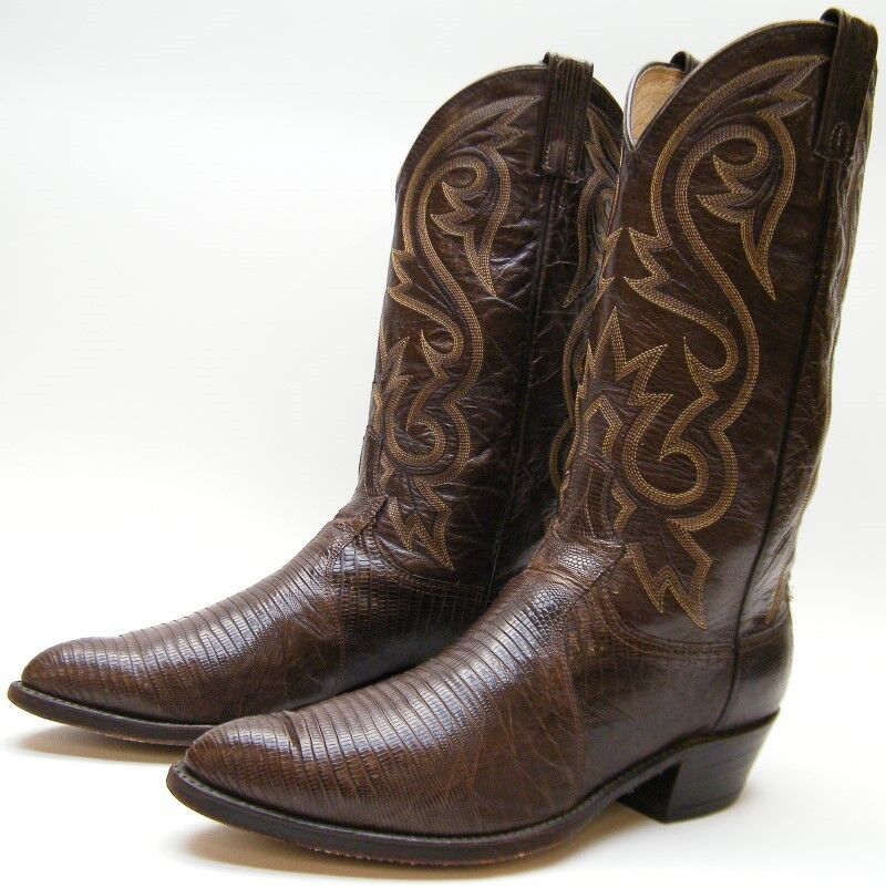 Herren DAN POST GENUINE REAL LIZARD SKIN BROWN COWBOY WESTERN Stiefel SZ 8 EW Herren REAL DAN POST GENUINE REAL Herren LIZARD SKIN BROWN COWBOY WESTERN Stiefel SZ 8 EW 1ffdd1