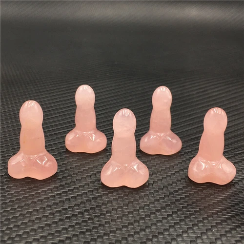 Wholesale Natural mix mini Penis Carved quartz Crystal Massager Wand Healing - Picture 100 of 296