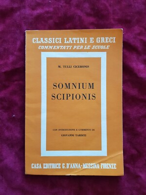 Buch somnium scipionis Klassiker Latein und Griechisch m. Tulli Aufl. g. d'anna #TO2