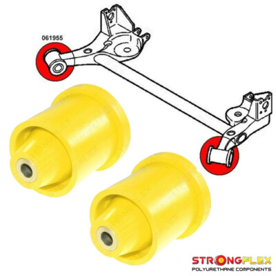 Strongflex Sport Busches Gelb Für Alfa Romeo Mito Hinterachse Unterchassis