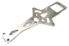 Billet Machined Silver Center Chassis Brace for Losi 1/6 Super Baja Rey 2.0