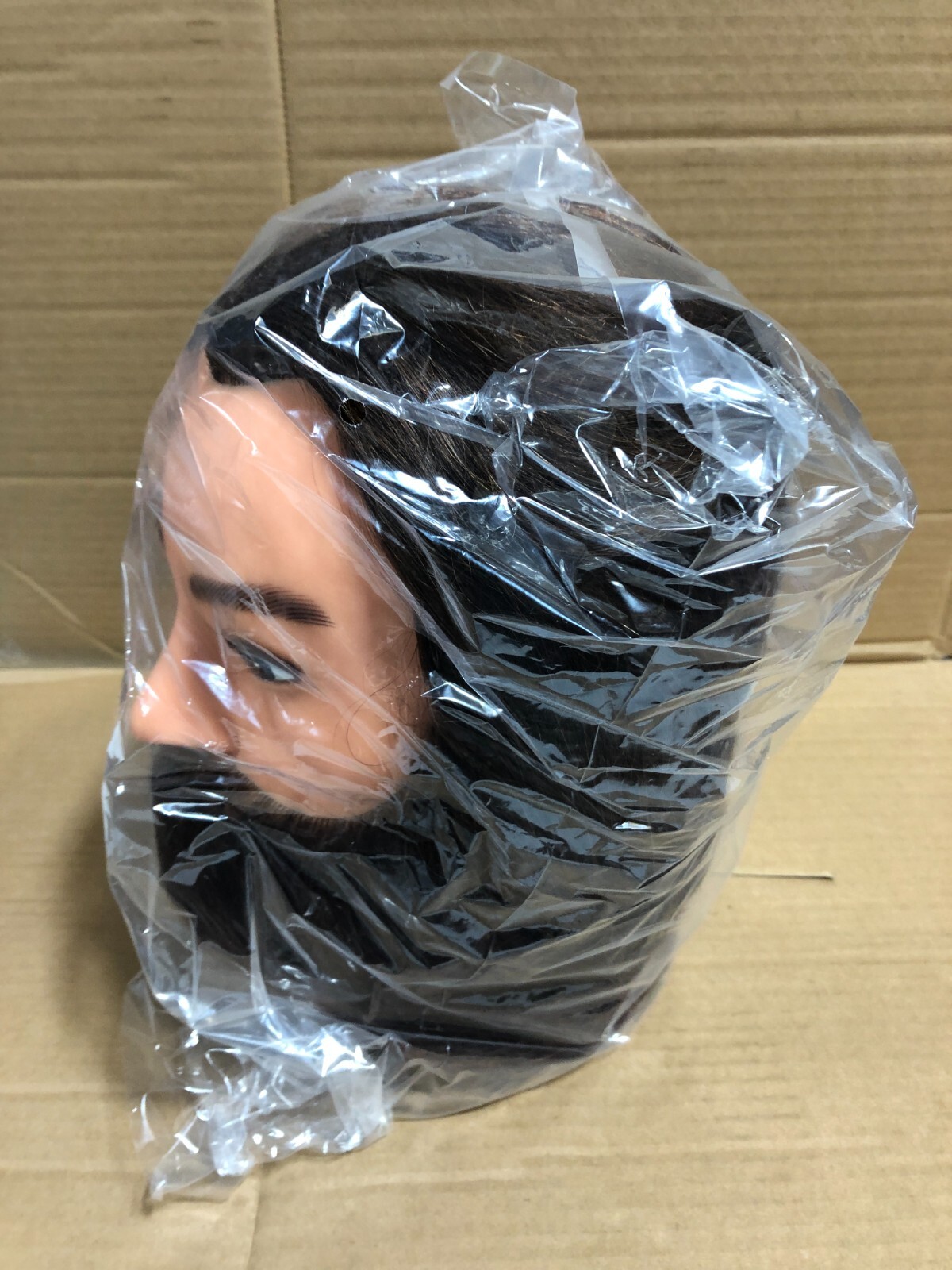 Marianna Mr. Magnum Manikin 14108 Human Hair 18"- 20" Color Level 4 New Open Box