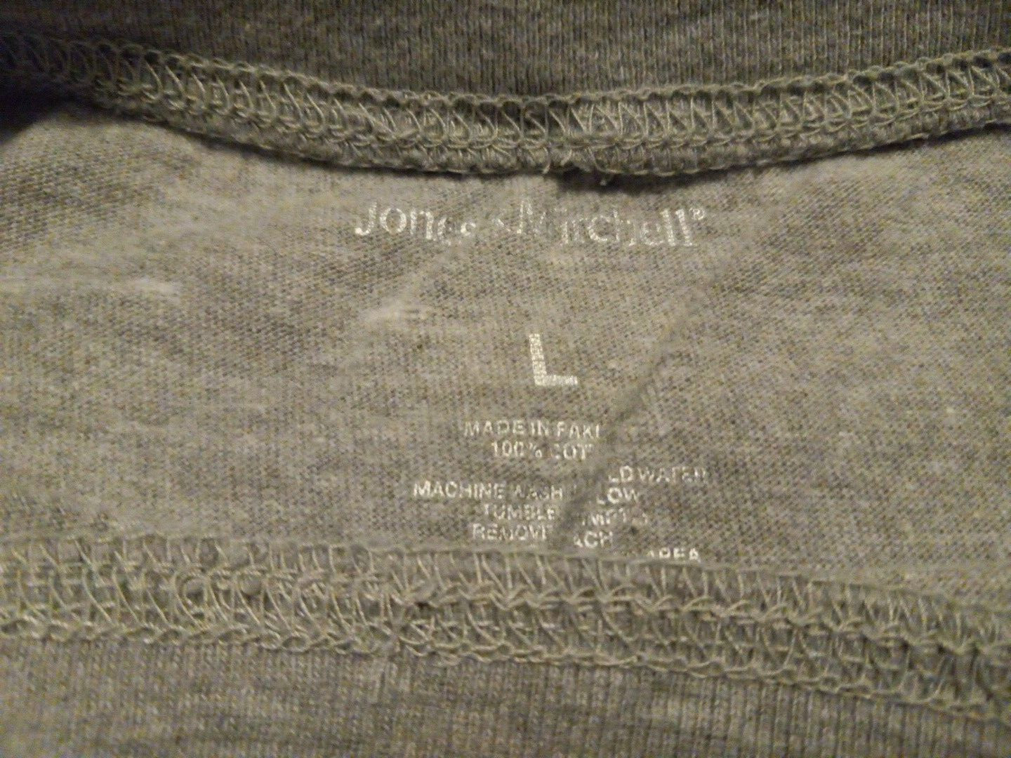 Men's Large Jones & Mitchell Gray AnheuserBusch Brew… Gem