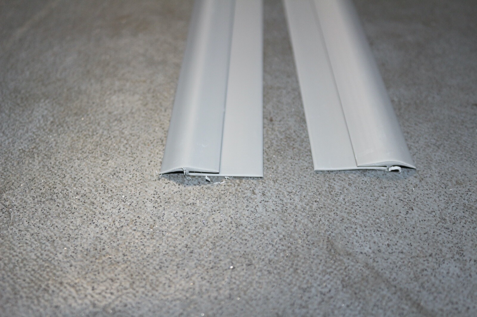 GREY Vinyl Floor Capping Strip, Safety Flooring, Open shower 2 x 2 m