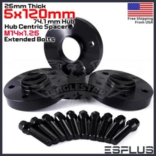 4 Pc BMW 25 mm 5x120 Hub Centric Wheel Spacers Fit 2007-2018 X5 & 2008-2019 X6