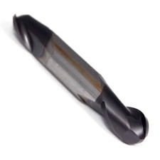 SGS 31355 Carbide Ball Double End Mill 7/16" 2FL AlTiN