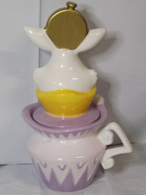 RARE 2005 4 Jar Disney Alice in Wonderland Canister/Cookie Jar Set