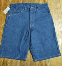 Vtg Lee Riders Denim Jean Cutoff Hemmed Shorts Mens 31x10 Union USA 100 Cotton
