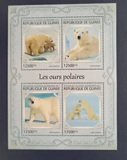 Guinea 2017 / Polar Bear / 4v ms
