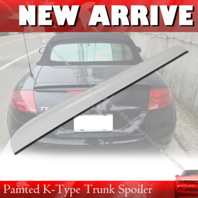 Fit For Audi 8J TT 2DR PUF K-Type Rear Trunk Spoiler Wing Painted