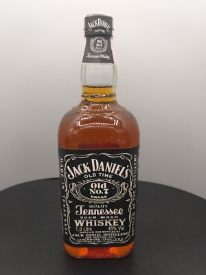 Jack Daniel's Old No. 7 Whiskey 45% Alkohol USA 1 Liter alte Ausführung 1987