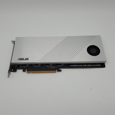 ASUS Hyper M.2 X16 PCIe 4.0 X4 Expansion Card Supports 4 NVMe M.2 up to 256Gbps