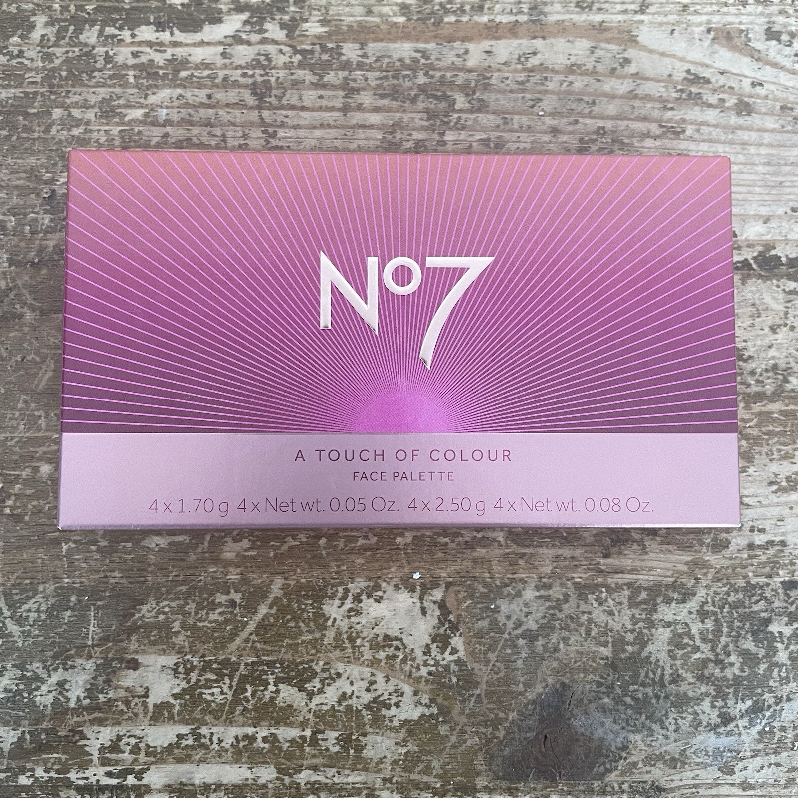 No7 Touch of Colour 8 Pan Face Eye Palette Blush Bronzer Highlight