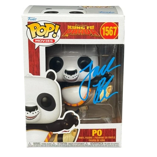 Jack Black Signed Po Kung Fu Panda Funko Pop! 1567 Autograph Beckett Authentic