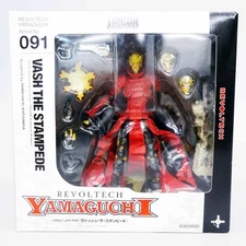 Kaiyodo Revoltech Yamaguchi Trigun Vash the Stampede Figure #091 Japan Used
