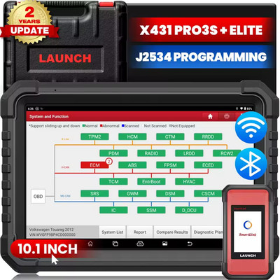 LAUNCH X431 PRO3S+ ELITE KFZ OBD2 Diagnosegerät J2534 Programmier Topology Map