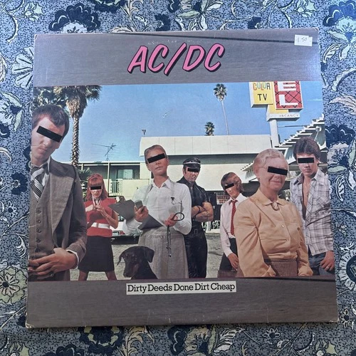 AC/DC Dirty Deeds Done Dirt Cheap Vinyl LP 1981 US 1st Press Atlantic SD 16033