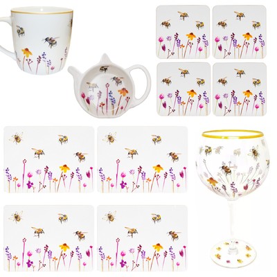 The Leonardo Collection Gin Glass Mehrfarbig Gläser 4 Untersetzer 4 Tischsets