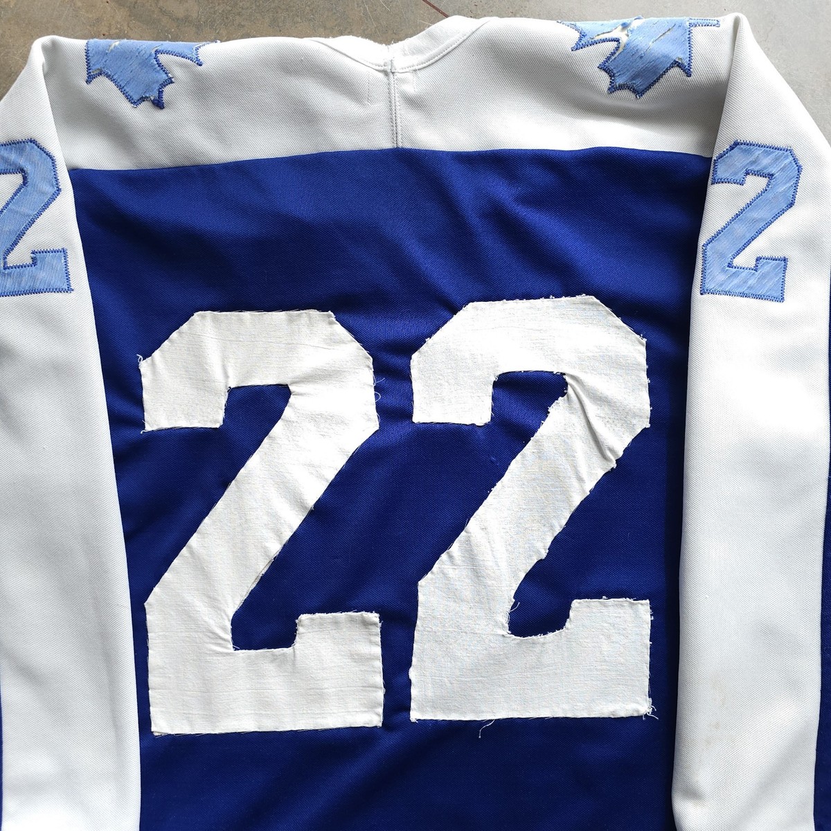 Vintage 1970s Toronto Maple Leafs NHL Hockey Jersey #22 Tiger
