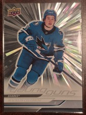 🔥2024 UPPER DECK #451 MACKLIN CELEBRINI OUTBURST YOUNG GUNS - Very RARE!