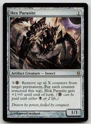 Hex Parasite R New Phyrexia 137 NM
