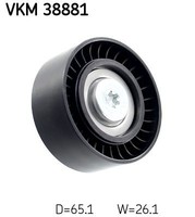 SKF Umlenk-/FüHrungsrolle, Keilrippenriemen VKM 38881 FüR BMW